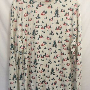 White Stag Mock Turtleneck Plus Size Christmas